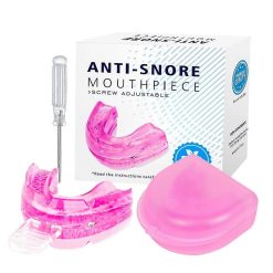 Adjustable Anti-Snoring Mouthpiece, Food-Grade Silicone