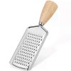 Wooden Handle Cheese Grater with Vegetable Slicer