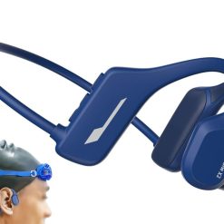 Bone conduction headphones Bluetooth waterproof sports blue
