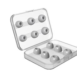 Alternative view of AirPods Pro replacement ear tips memory foam grey