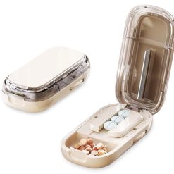 Pill cutter 1/2 adjustable beige