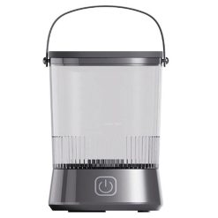 Alternative view of Water-Resistant Electric Makeup Brush Cleaner Automatic Brush Cleaner Dryer Tool -Black