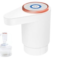 Portable Electric Water Bottle Pump Automatic Dispenser For Home Kitchen Camping - White