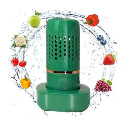 Portable Fruit and Vegetable Cleaning Machine Rechargeable Food Washing Purifier Vegetable Washer -Green