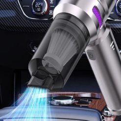 Alternative view of Cordless Handheld Car Vacuum Cleaner 4-in-1 Wireless Vacuum with Brushless Motor Mini Car Vaacuum Cleaner -Purple