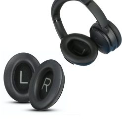 Pair of Replacement Ear Pads for Bose QC45 Headphone Ear Cushions Black