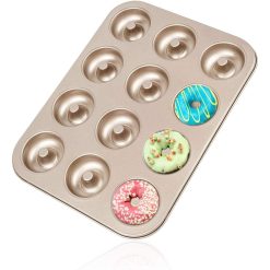Mini Donut Pan Nonstick 6 Cavity Carbon Steel