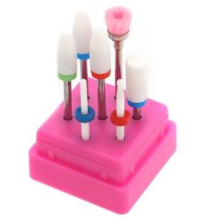 Nail Drill Bit Set with Steel Alloy Grinding Heads