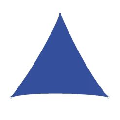 Triangle shade sail waterproof 3m royal blue
