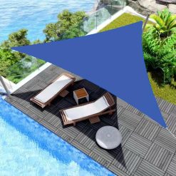 Alternative view of Triangle shade sail waterproof 3m royal blue