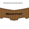 2007 MasterCraft X-45 swim platform EVA foam teak deck mat