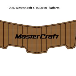 2007 MasterCraft X-45 swim platform EVA foam teak deck mat