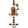 Nautique Super Air 230 EVA foam teak deck pad