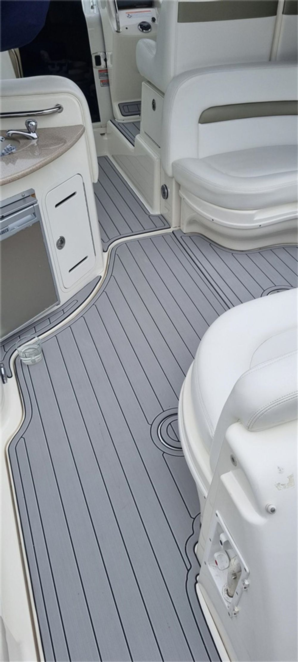 Sea Ray Sundancer 320 EVA teak swim platform pad 2 Sea Ray Sundancer 320 EVA teak swim platform pad - Image 2
