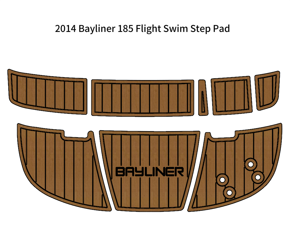 2014 Bayliner 185 Flight Swim Step Platform Boat EVA Foam Teak Flooring Pad Mat SeaDek MarineMat Gatorstep Style Self Adhesive 1 2014 Bayliner 185 Flight Swim Step Platform Boat EVA Foam Teak Flooring Pad Mat SeaDek MarineMat Gatorstep Style Self Adhesive