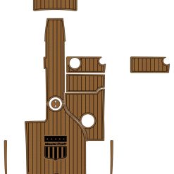 Mastercraft X2 cockpit pad EVA foam faux teak deck mat