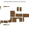 2015 Regal 1900 ES EVA teak deck floor pad self adhesive