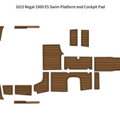 2015 Regal 1900 ES EVA teak deck floor pad self adhesive