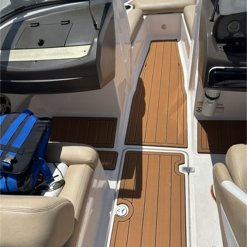 Alternative view of 2015 Regal 1900 ES EVA teak deck floor pad self adhesive