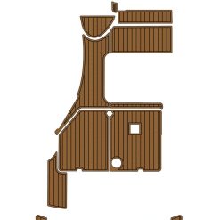 Chaparral 280 EVA foam teak deck pad mat