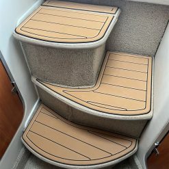 Alternative view of Bayliner 2855 upper deck EVA foam faux teak floor mat