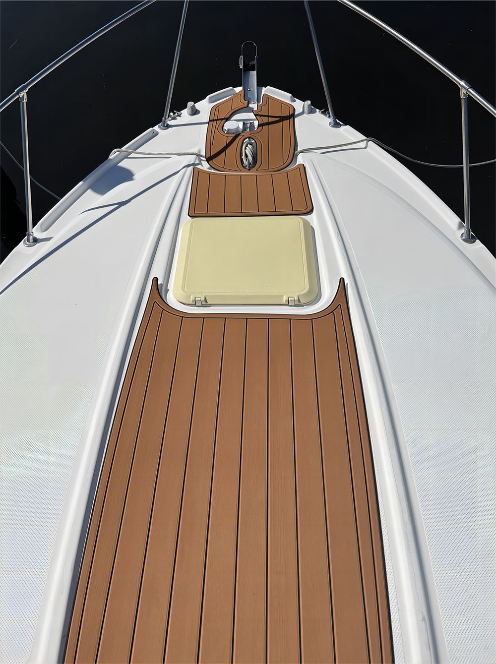 Bayliner 2855 upper deck EVA foam faux teak floor mat 3 Bayliner 2855 upper deck EVA foam faux teak floor mat - Image 3