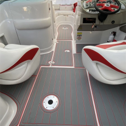 Alternative view of Crownline 220EX swim platform EVA foam teak deck mat