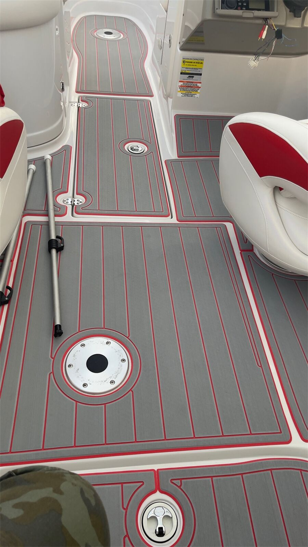 Crownline 220EX swim platform EVA foam teak deck mat 4 Crownline 220EX swim platform EVA foam teak deck mat - Image 4