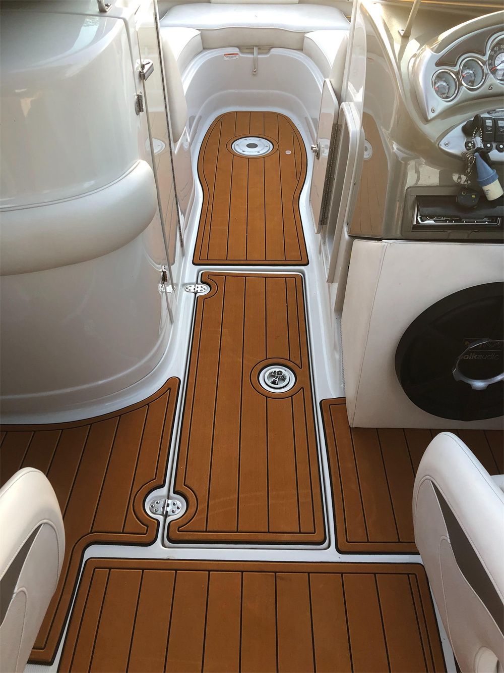Crownline 220EX swim platform EVA foam teak deck mat 6 Crownline 220EX swim platform EVA foam teak deck mat - Image 6