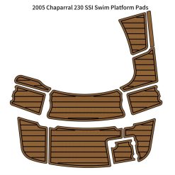 Chaparral 230 SSI swim platform EVA foam teak deck pad