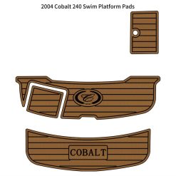Cobalt 240 swim platform EVA foam teak deck mat