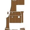 Chaparral Signature 240 EVA teak floor mat with adhesive backing