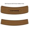 Chaparral 180 SSI swim platform EVA foam teak deck pad