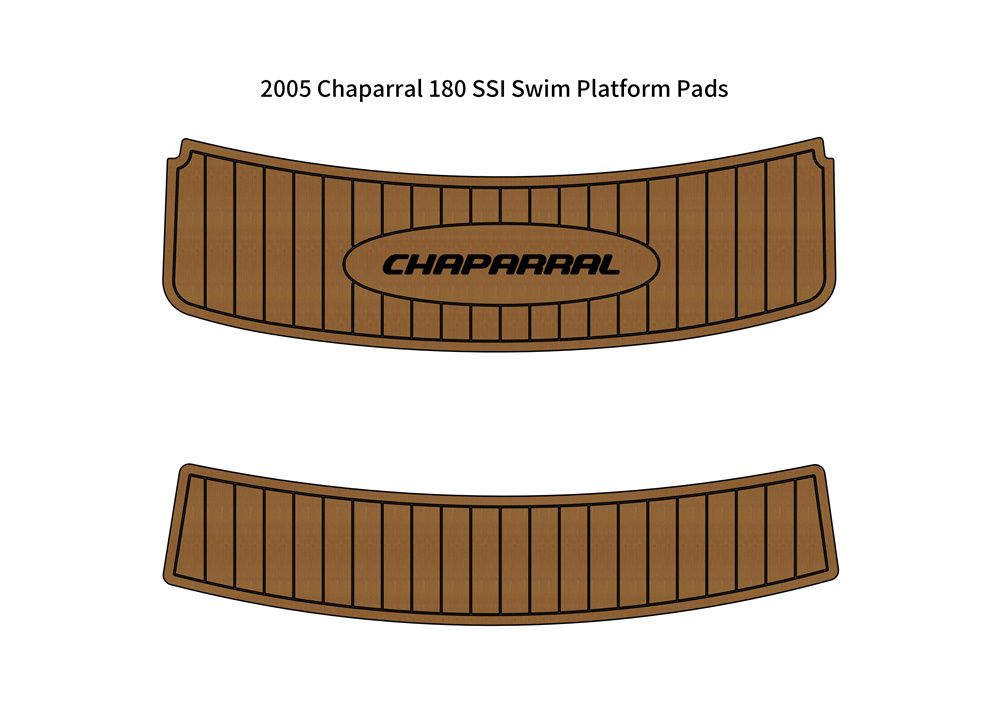 Chaparral 180 SSI swim platform EVA foam teak deck pad 1 Chaparral 180 SSI swim platform EVA foam teak deck pad