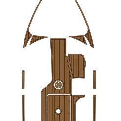 Malibu 21 VLX Cockpit Pad EVA Foam Teak Deck Floor Mat
