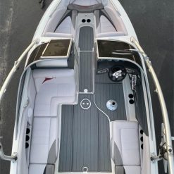 Alternative view of Mastercraft X15 cockpit pad EVA foam faux teak floor mat