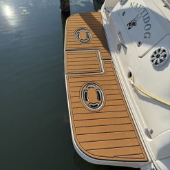 Alternative view of Sea Ray 310 Sundancer swim platform pad EVA foam
