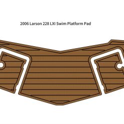 Larson 228 LXI swim platform EVA foam teak deck mat