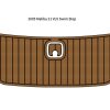 Malibu 21 VLX swim platform EVA foam teak deck mat