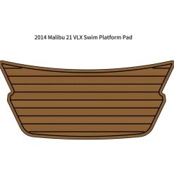 Malibu 21 VLX swim platform EVA foam teak deck mat