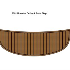 2001 Moomba Outback swim platform EVA foam teak deck mat