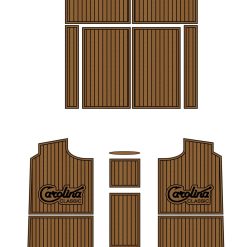 Carolina Classic 25 boat deck mat with EVA faux teak