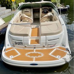 Alternative view of Chaparral 236 SSI swim platform EVA foam deck pad