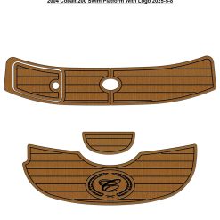 Cobalt 200 Swim Platform Step Pad EVA Foam Teak Deck