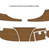 Crownline 230 LS swim platform EVA teak deck pad