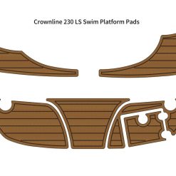 Crownline 230 LS swim platform EVA teak deck pad