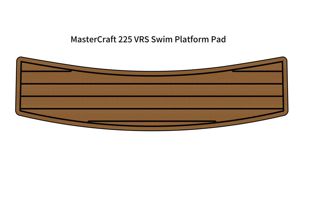 MasterCraft 225 VRS swim platform EVA foam teak deck mat 1 MasterCraft 225 VRS swim platform EVA foam teak deck mat