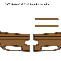 MasterCraft X-30 swim platform EVA teak deck pad