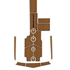 MasterCraft NXT22 Swim Platform EVA Foam Teak Floor Mat