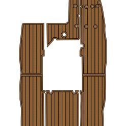 1988 Mastercraft Prostar Cockpit EVA Foam Teak Deck Mat